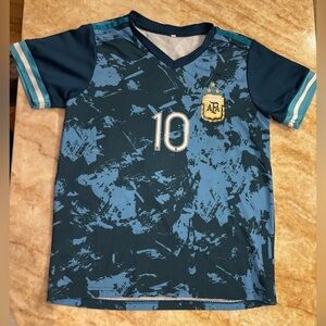 Kids' Messi Soccer Jersey and shorts